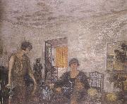 Edouard Vuillard Black tea cups oil